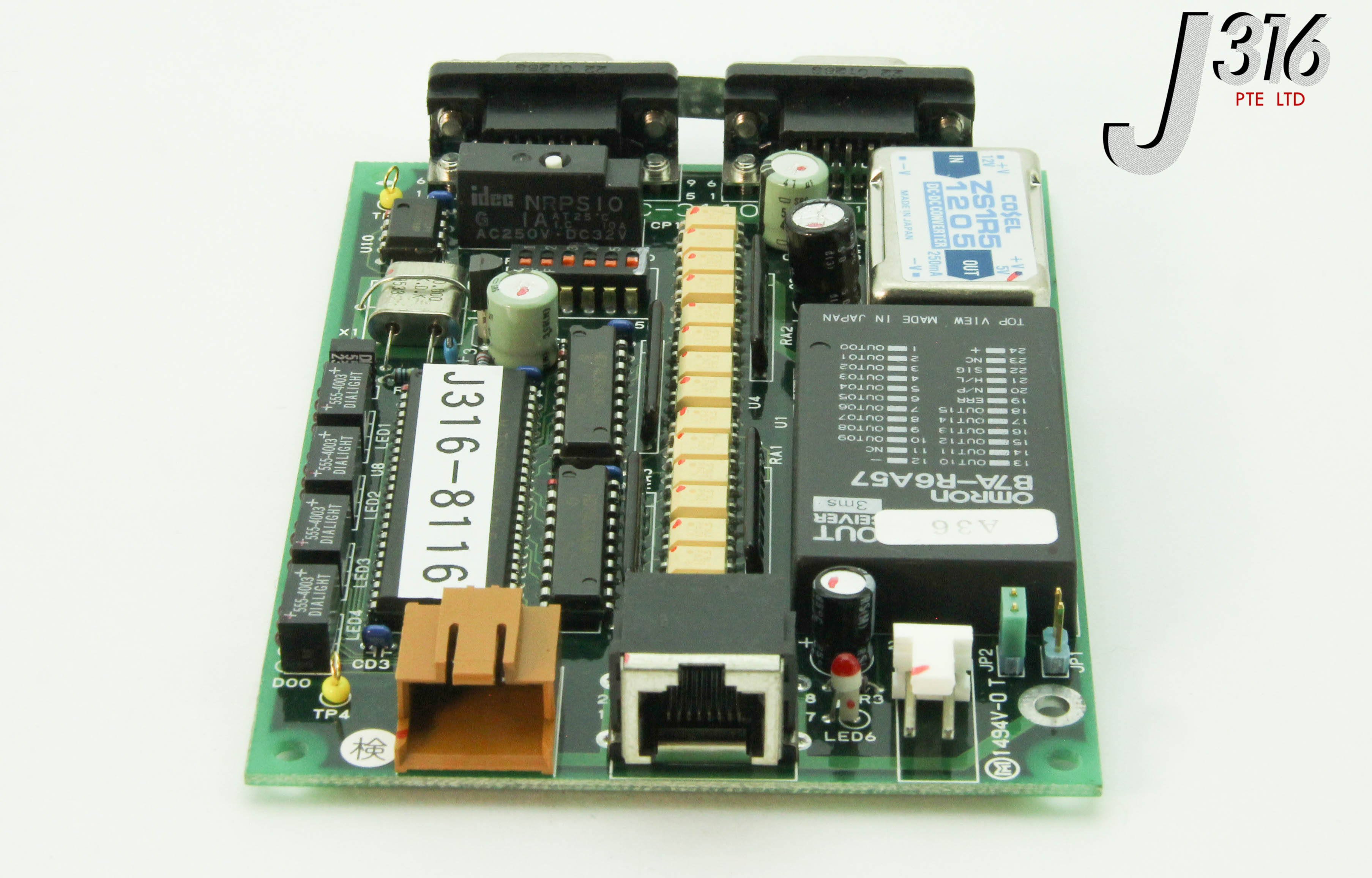 8116 TOKYO ELECTRON PCB ASSY, 1181-000537-12, 118100053712 MC